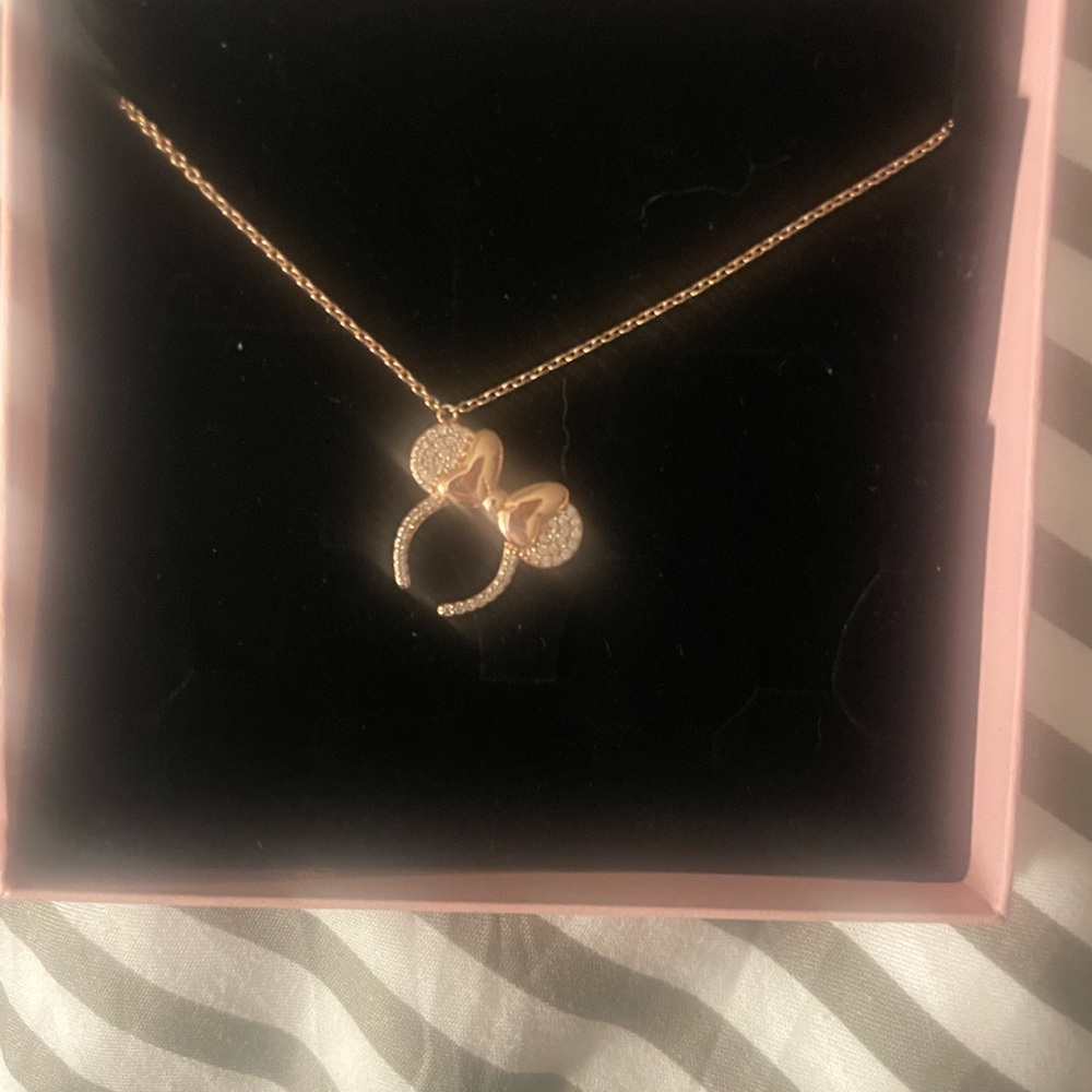 Rebecca Hook Disney Minnie ears necklace